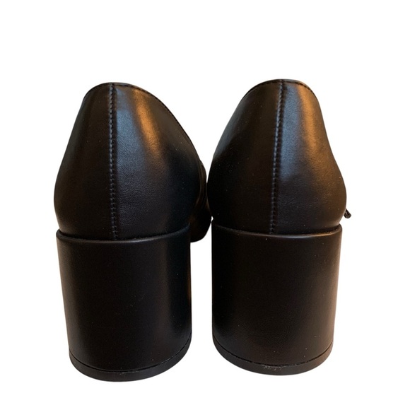 Bamboo Mary Jane Heels Shoes Womens 10 Black Preppy 90’s Goth Witchy Wedding - Picture 4 of 9